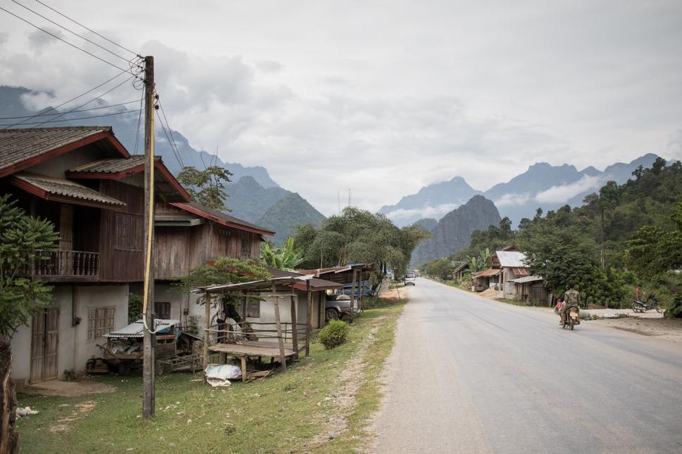 O krásne výhľady vo Vang Vieng a okolí nie je núdza