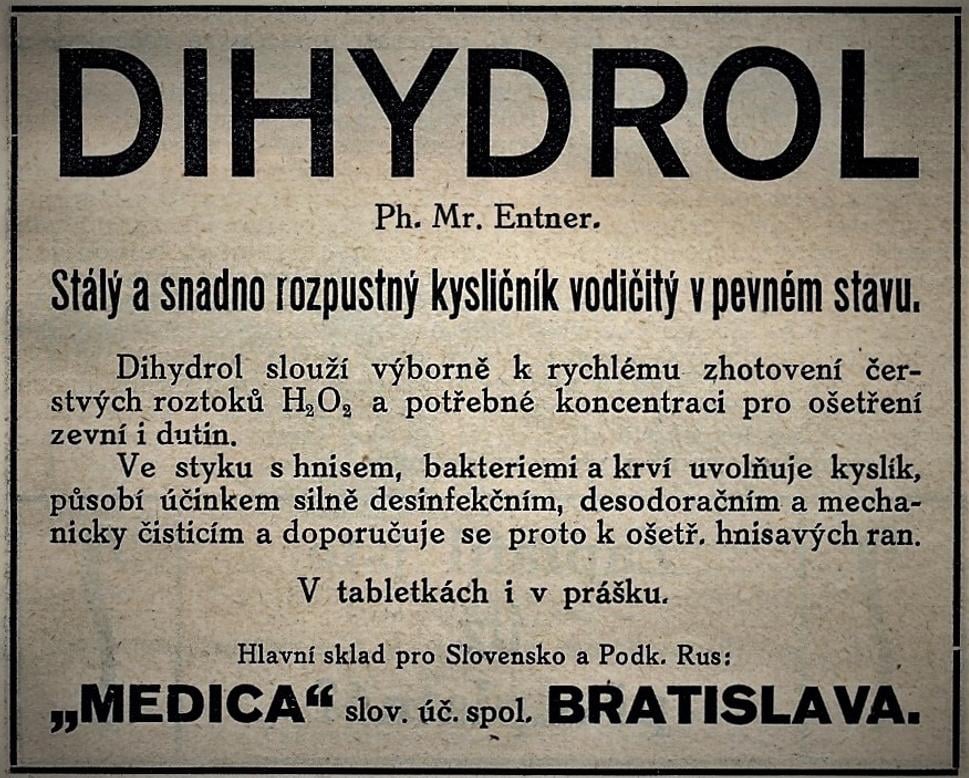 zaujímavé reklama v časopise Bratislavské lekárske listy
