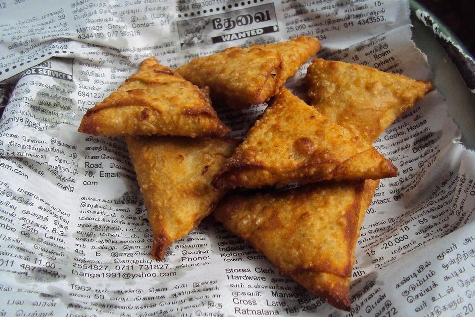 Egg samosa