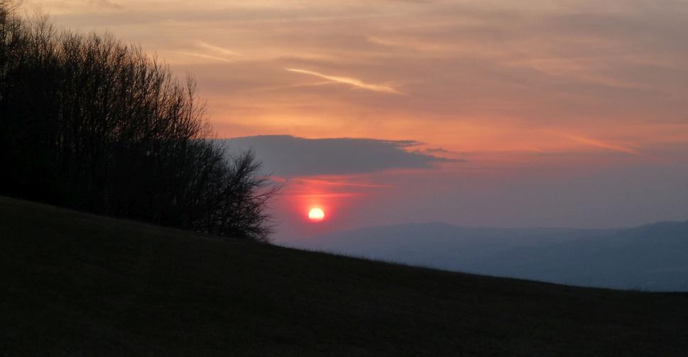 Západ slnka nad Čiernachovom