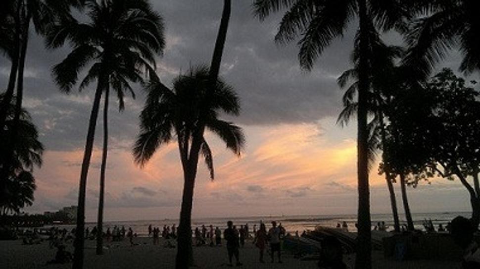 Večerná pohoda na Waikiki