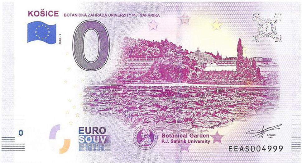 Botanická záhrada v Košiciach realizovala 0E turistické suveníry medzi prvými.