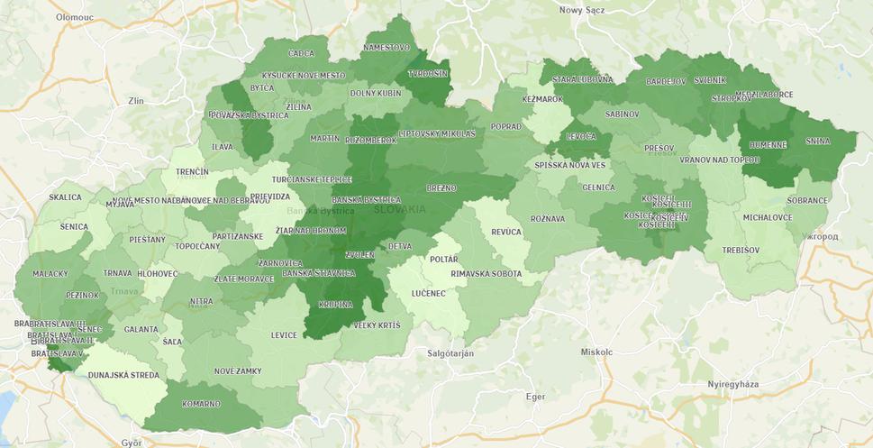 4. Najnákladnejšie okresy