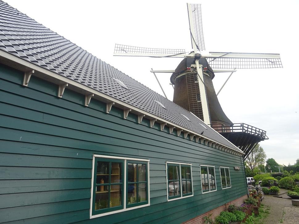 Jediný mlyn v Amsterdame, ktorý je otvorený pre verejnosť