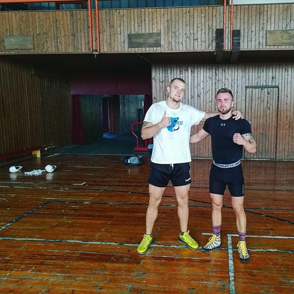 S Miškom Zátorským, dlhoročný a veľmi úspešný reprezentant SR do 60/64 Kg