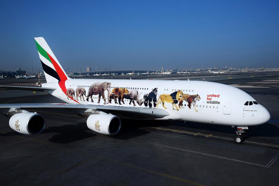 A380 Emirates "Wildlife Livery"