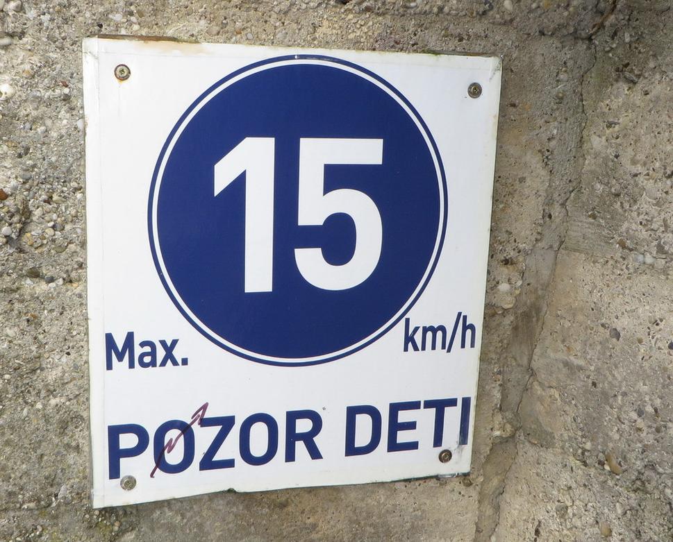 Detail dopravného značenia