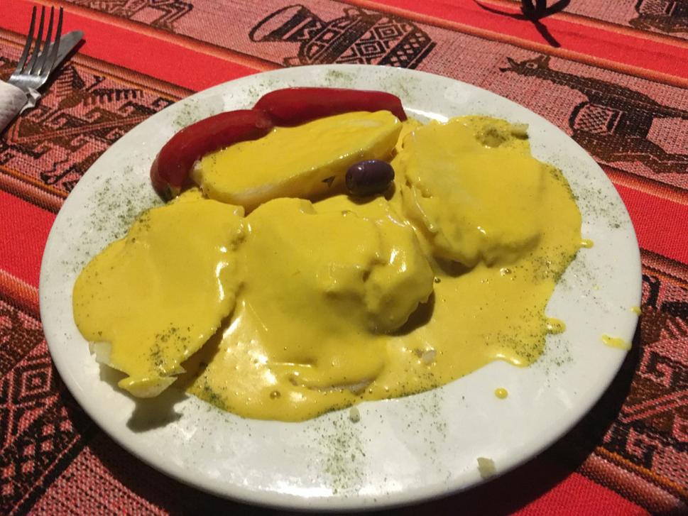 a na papas a la huancaina