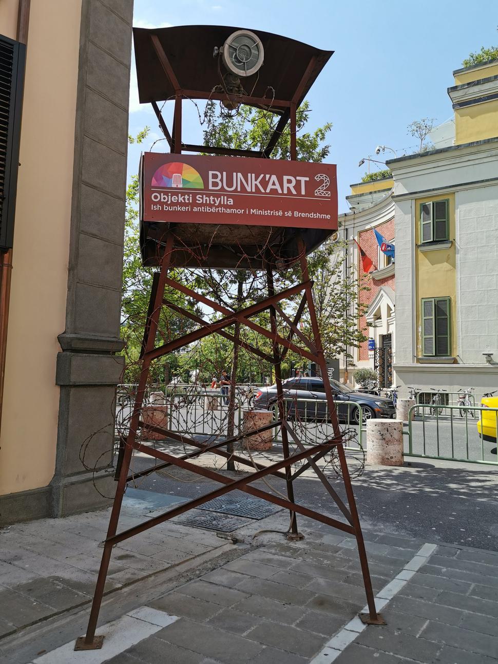 Bunkart 2, pri protiatómovom kryte, Tirana, Albánsko