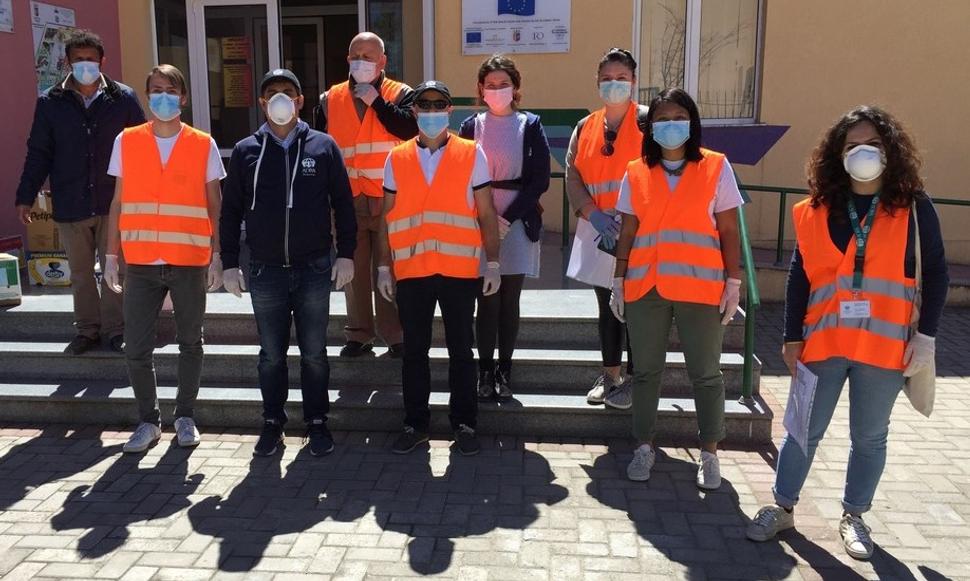 Adra Albania's humanitarian response team. They primarily focus on the Roma and Egyptian communities in Tirana, Albania.