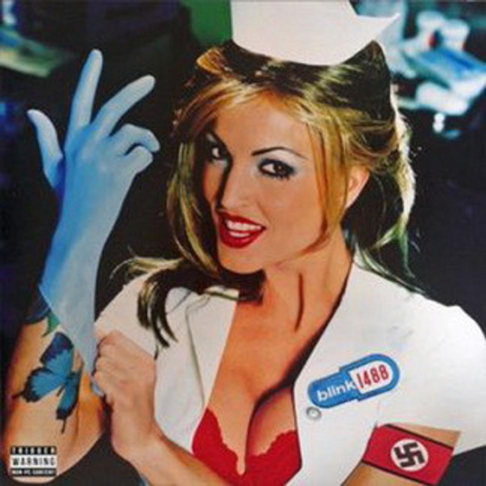 • Obal albumu Enema Of The Caliphate americkej skupiny Blink 1488. •