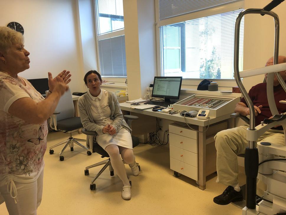 Pacient na konzultácii v UVEA Mediklinik.