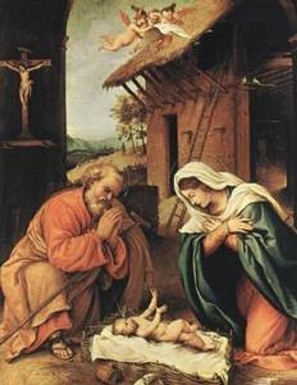 Lorenzo Lotto: Božie narodenie (1523)