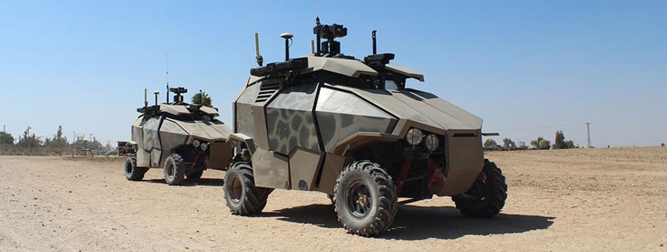 Izraelské UGV Guardium.