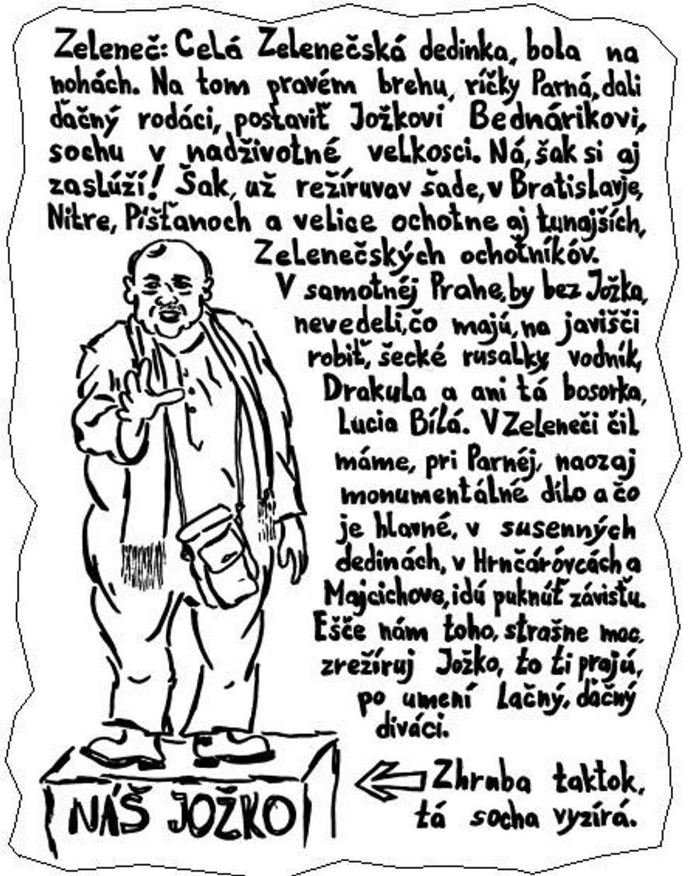 socha jožka bednárika
