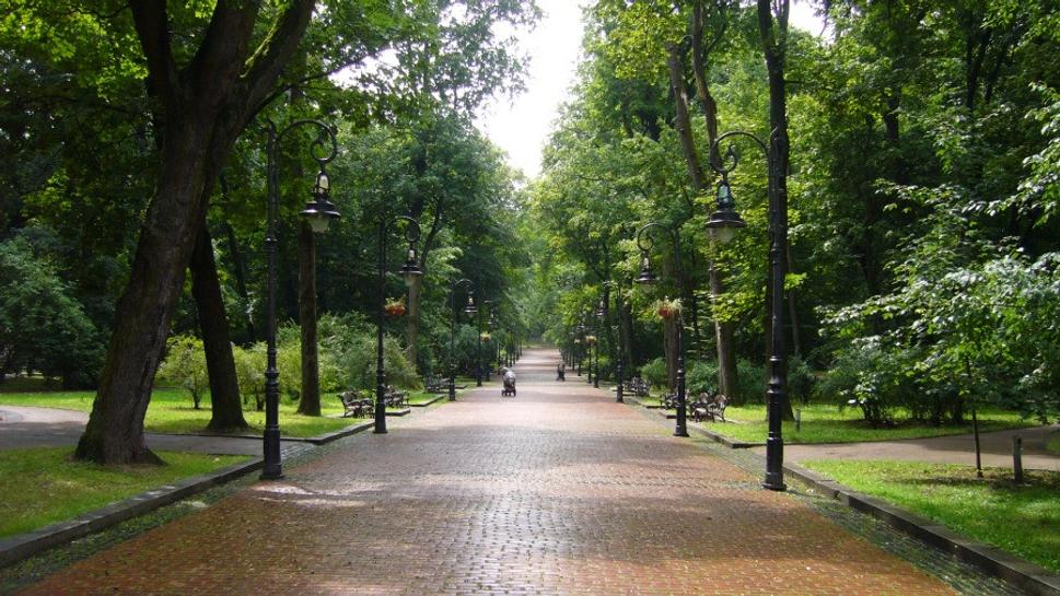 Park po daždi