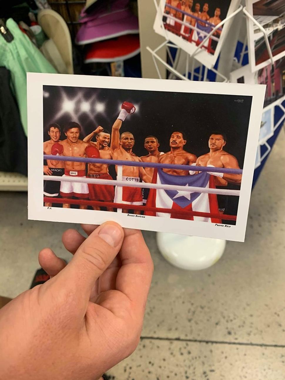 pohľadnice v Puerto Ricu hovoria aký je ich národný šport