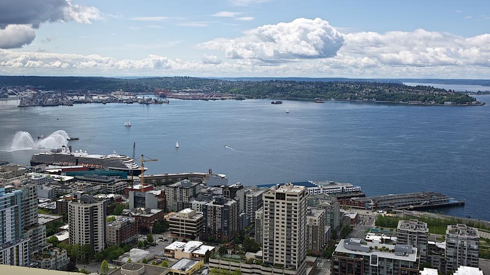 Výhľad zo Space Needle.