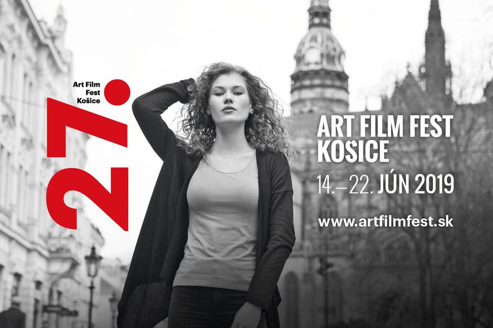 • Banner 27. ročníka Art Film Festu Košice. •
