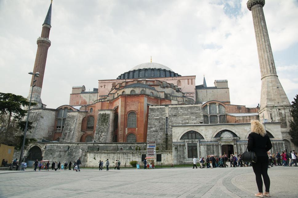 Hagia Sofia z opačnej strany