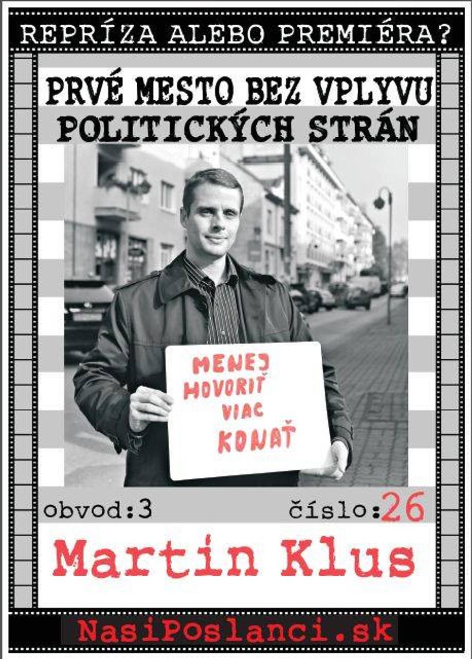 Martin Klus v komunálnych voľbách 2014
