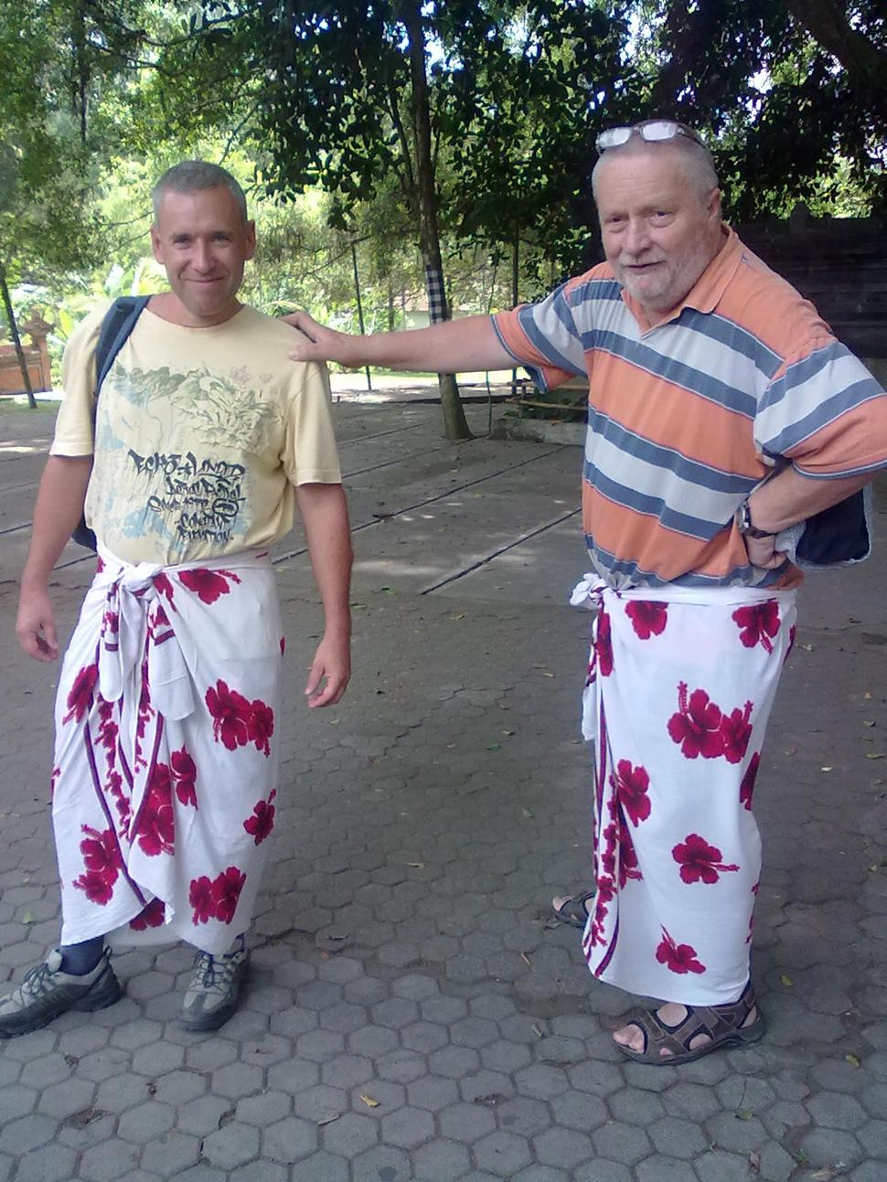 S Marošom skúšame petangový dres na dvojice:-)