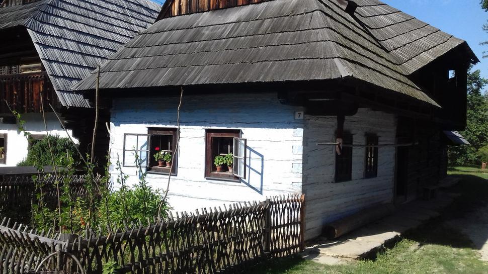 Ľudová architektúra v martinskom skanzene.