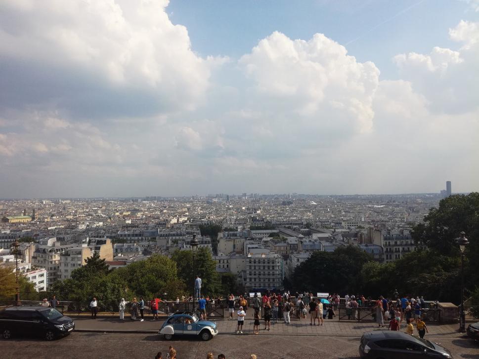 Pohľad zo Sacré Coeur.
