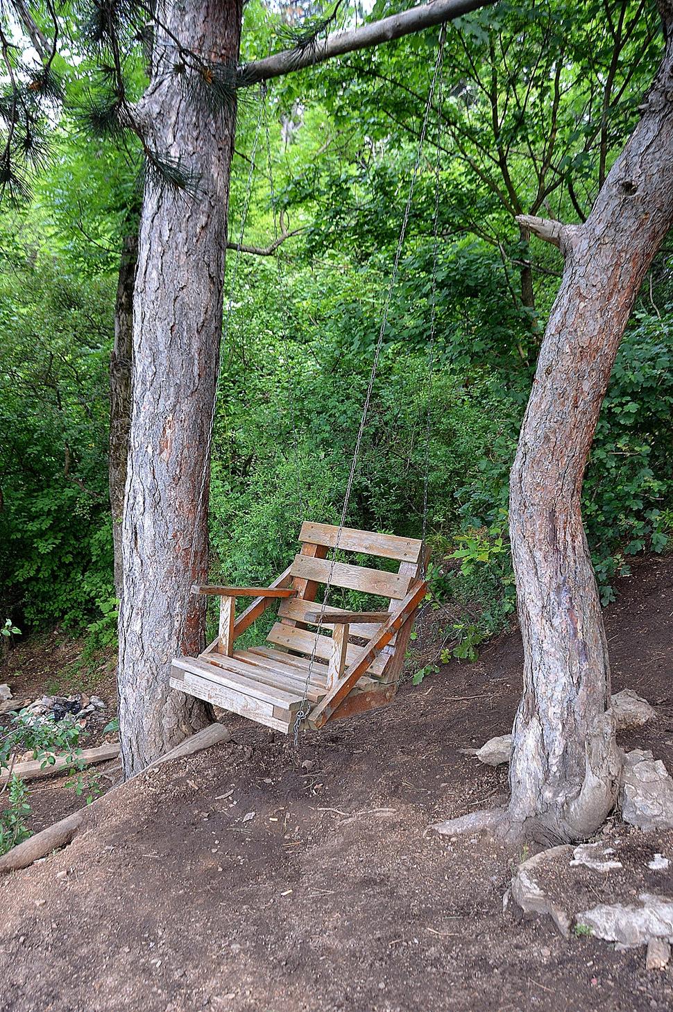 lesná hojdačka