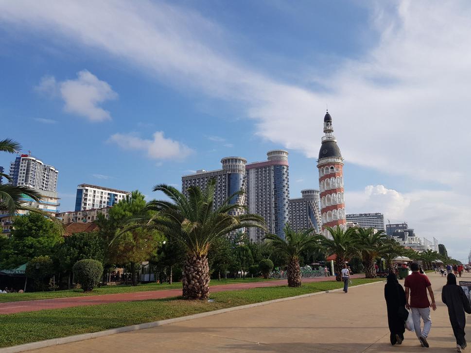 promenáda v Batumi