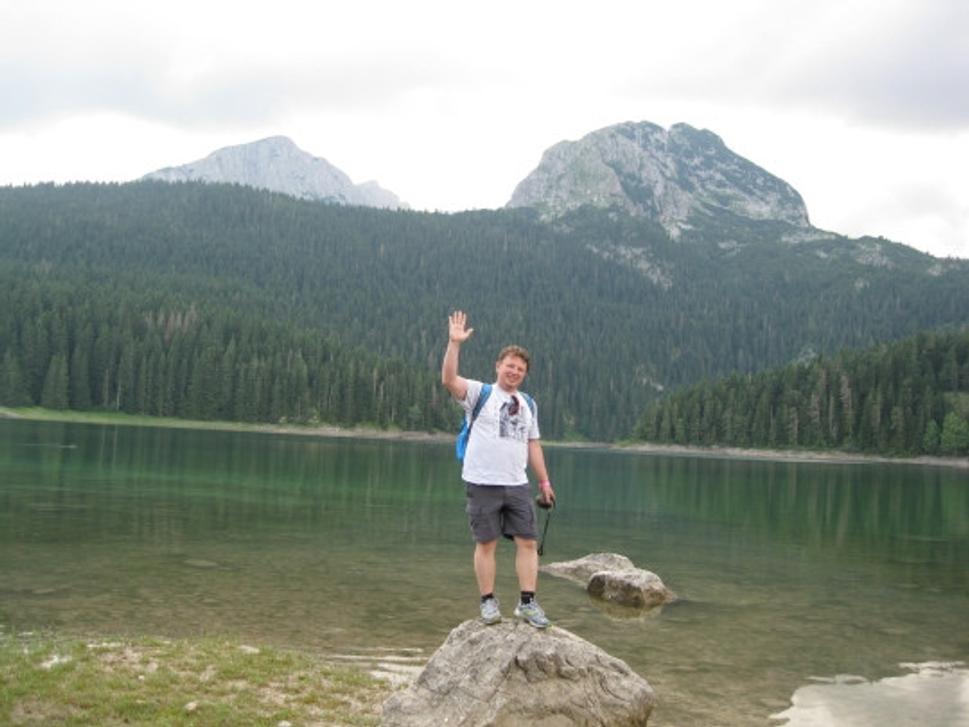 Pri Čiernom jazere v národnom parku Durmitor