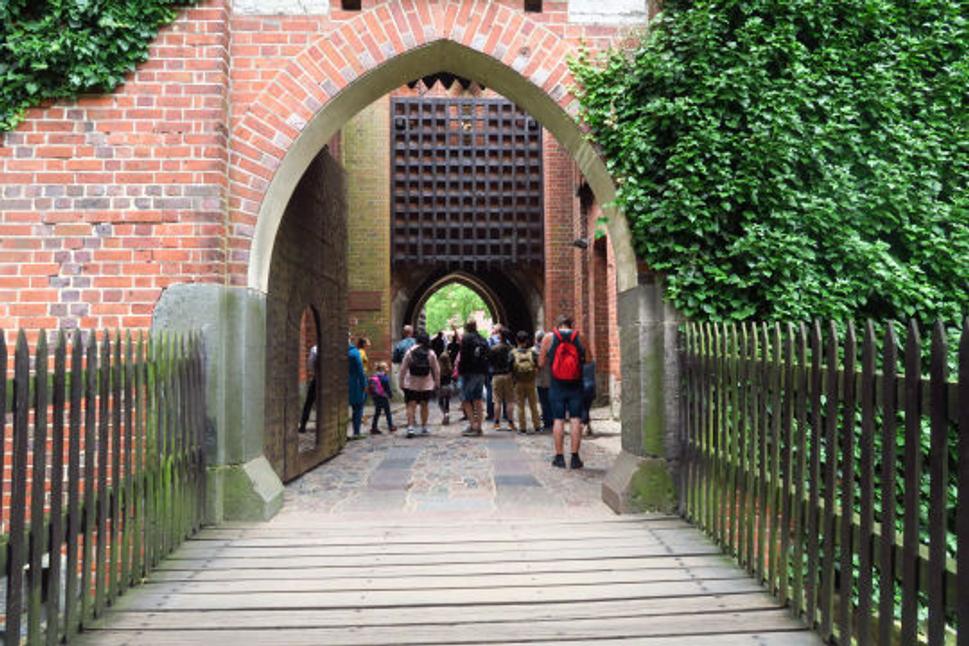 Vstupná brána na hrad Malbork.