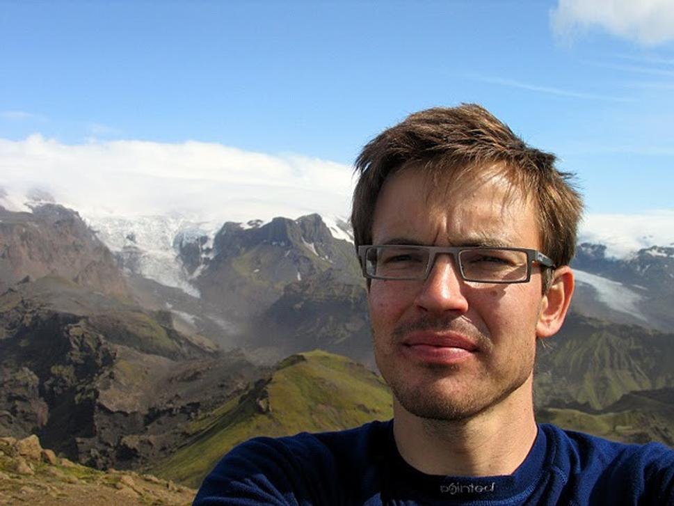 Dobrovoľník Lukáš Zajac na Islande