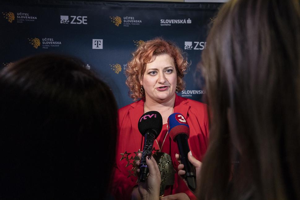 Zuzana Tkáčová, víťazka prvého ročníka národnej ceny Učiteľ Slovenska