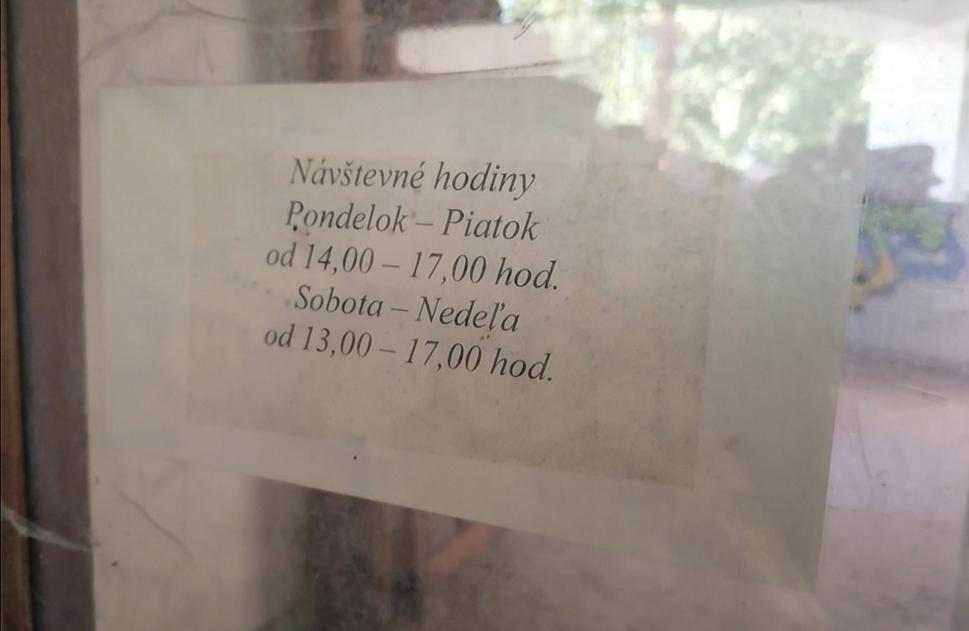 návštevné hodiny už neplatia