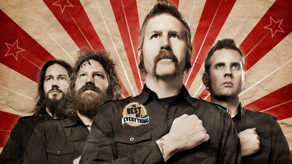 Mastodon 2017 - zľava doprava: Troy Sanders, Brent Hinds, Bill Keliher, Brann Dailor