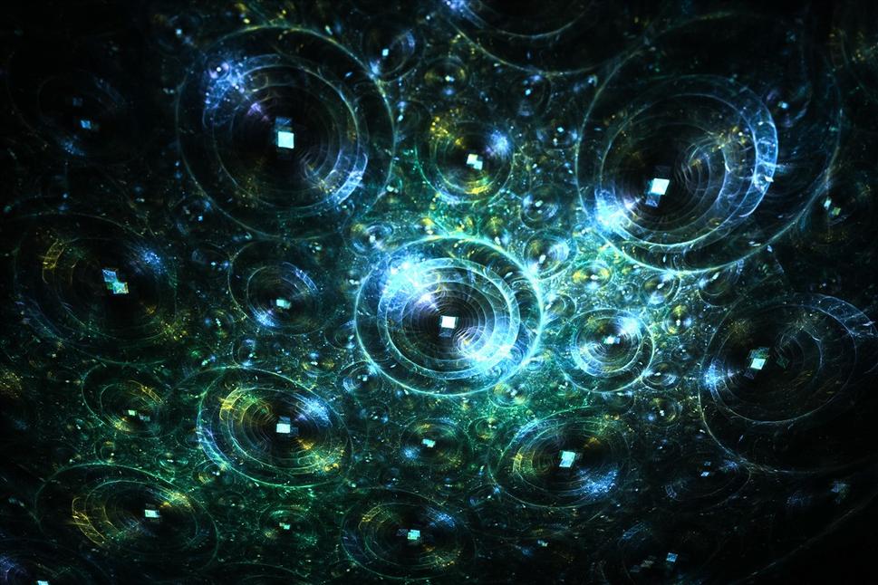 Diery v nebi - digitálna grafika - fractal art