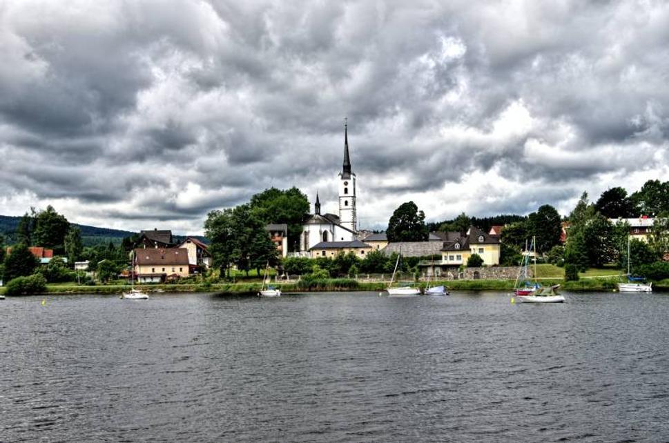 Pohľad na Frymburk