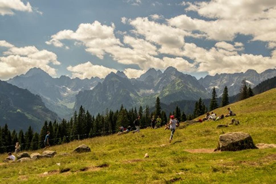 Tatry z Rusinowej poľany