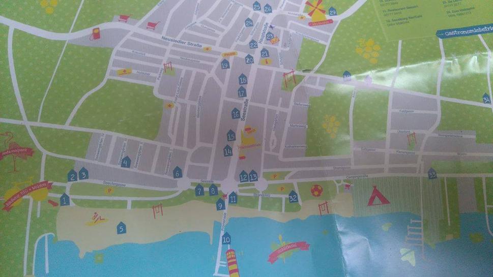 mapka mesta Podersdorf am See