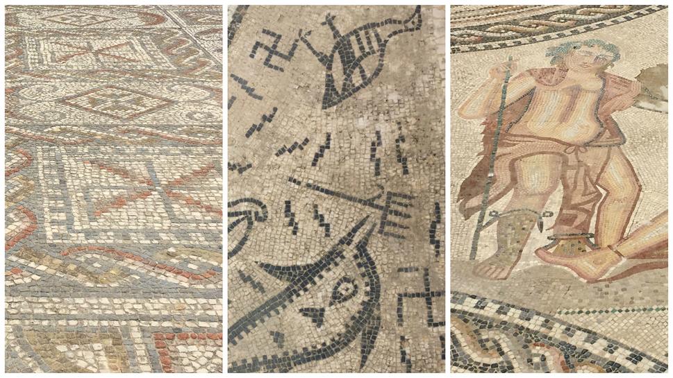 Nádherné a zachované mozaiky z rímskeho obdobia, ktoré sú roztrúsené po celom archeologickom nálezisku vo Volubilis.