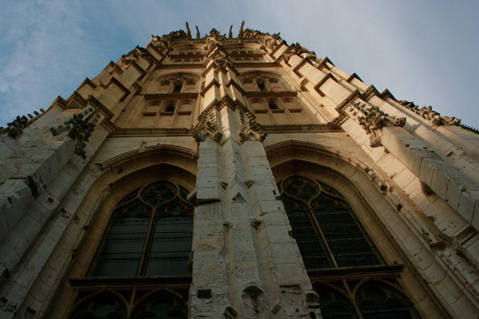 Katedrála Notre-Dame v Rouen - polodetail.