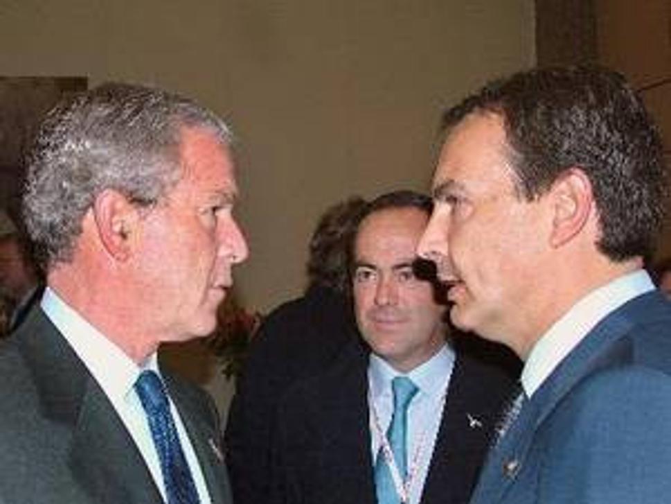 George Bush a Jose Zapatero