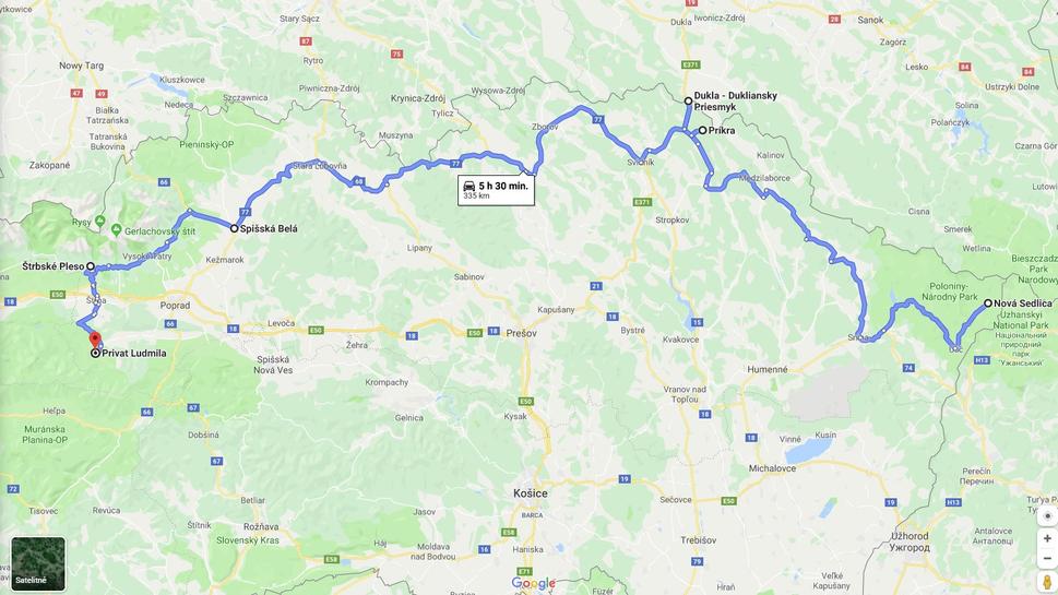 Trasa tretieho dňa