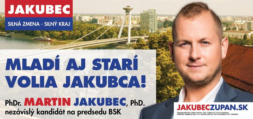 Martin Jakubec: Podporujú ma mladí aj starí.