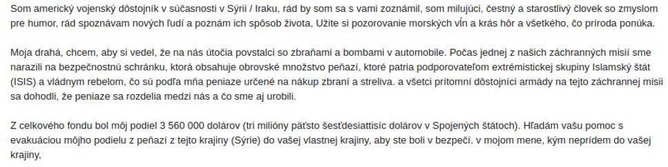 Príbeh o peniazoch v automaticky prekladanej slovenčine.