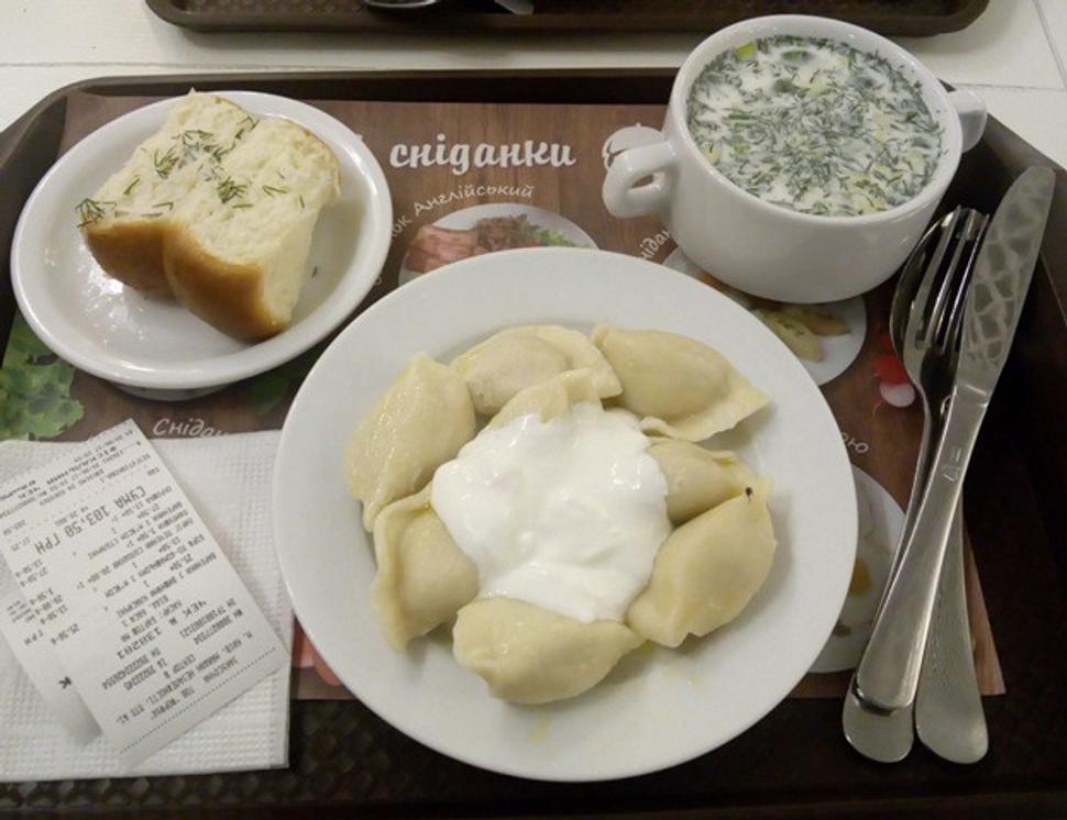 tradičný ukrajinský obed