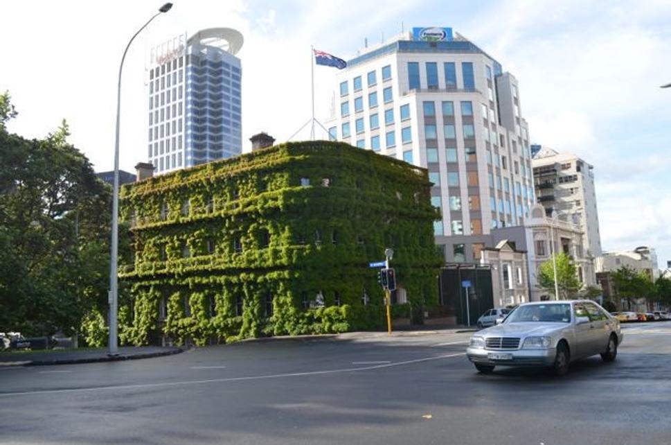 Auckland je veľmi zelené mesto