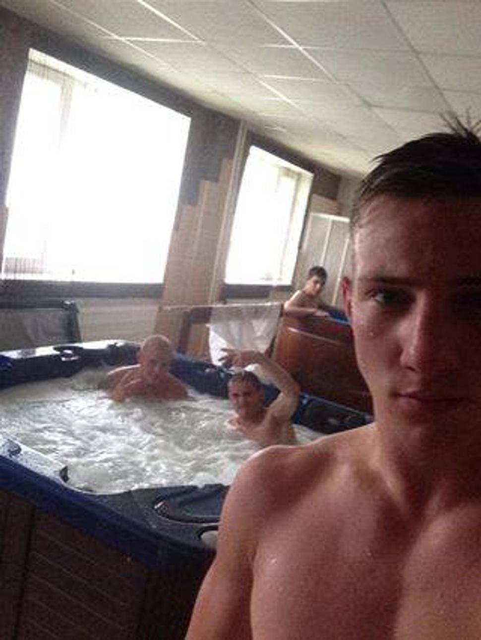 Regenerácia počas letnej prípravy. Matúš Strnisko, Štefan Mezei, Ja, Michal Takacs
