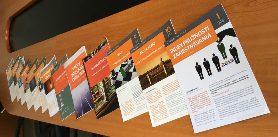 Publikácie nájdete voľne ako pdf na iness.sk
